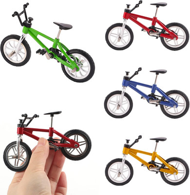 4 Stück Mini Finger Fahrrad BMX Mountainbike Modell Ornamente - Legierung Kugel