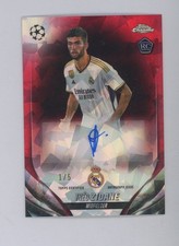 2023 Topps Chrome Sapphire UEFA Theo Zidane RC Rookie Auto Red Refractor 1/5