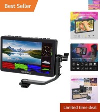 Lightweight 6 Inch F5 Pro Monitor with 4K HDMI  Accurate Focus  Exposure Tools