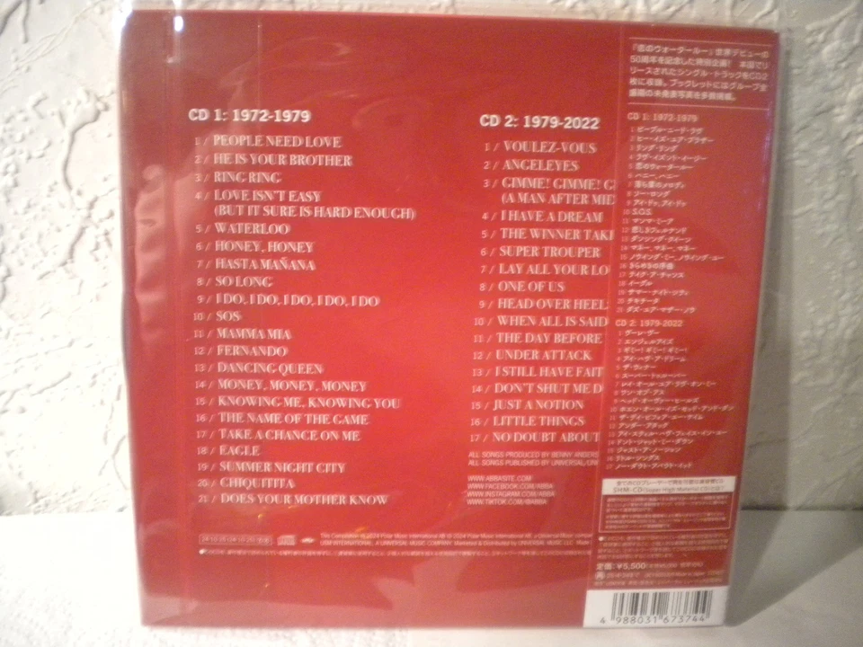 ABBA-The Singles: The First Fifty...-Polar-UICY-80518/9:2024:Japan 2xSHM CD:NEU. - Bild 2 von 2