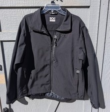 SOG Tactical Softshell Jacket Men's Medium Black Full Zip Duty Gear USA Made