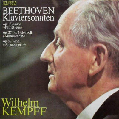 Beethoven*, Wilhelm Kempff - Klaviersonaten LP Bla Vinyl Classical 217004