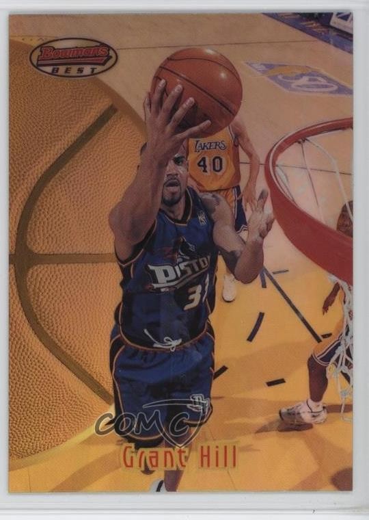 1997-98 Bowman's Best Refractor Grant Hill #7 HOF 1tr2