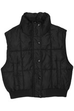 ZARA Weste Damen ärmellose Jacke Steppweste Kostümweste Gr. M Schwarz #jrh6elu