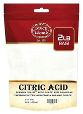 Citric Acid 2 LB Bag - 100 Pure, Food Grade  Non-GMO - Citric Acid Powder f...