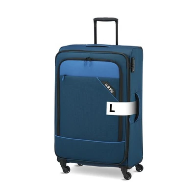 Reisekoffer 4 Rollen, Weichschalen Rollkoffer groß, erweiterbar, Derby, Stilv... - Bild 1 von 4