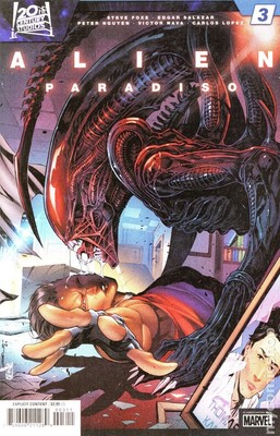 Alien Paradiso #3A VF 2025 Stock Image