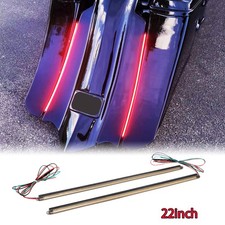 22" LED Taillight Strip Kits For Harley Touring With Bagger Stretched Fender