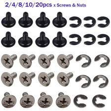 Battery Back Cover Screw  Nut Replacement For New 3DS/3DSXL/LL Game Console