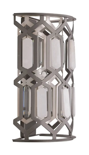 Minka Lavery 3582 Hexly 16" Tall Wall Sconce - Coal - Picture 4 of 6