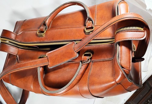 Men's Gift Box Semulated Leather Duffel Overnight Carry-On Travel Luggage GYM Ba - Picture 14 of 19
