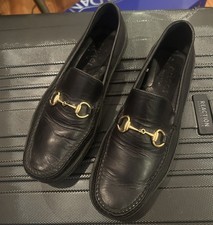 Vintage Gucci Horsebit Driving Loafer womens 7.5 size rubber sole treads