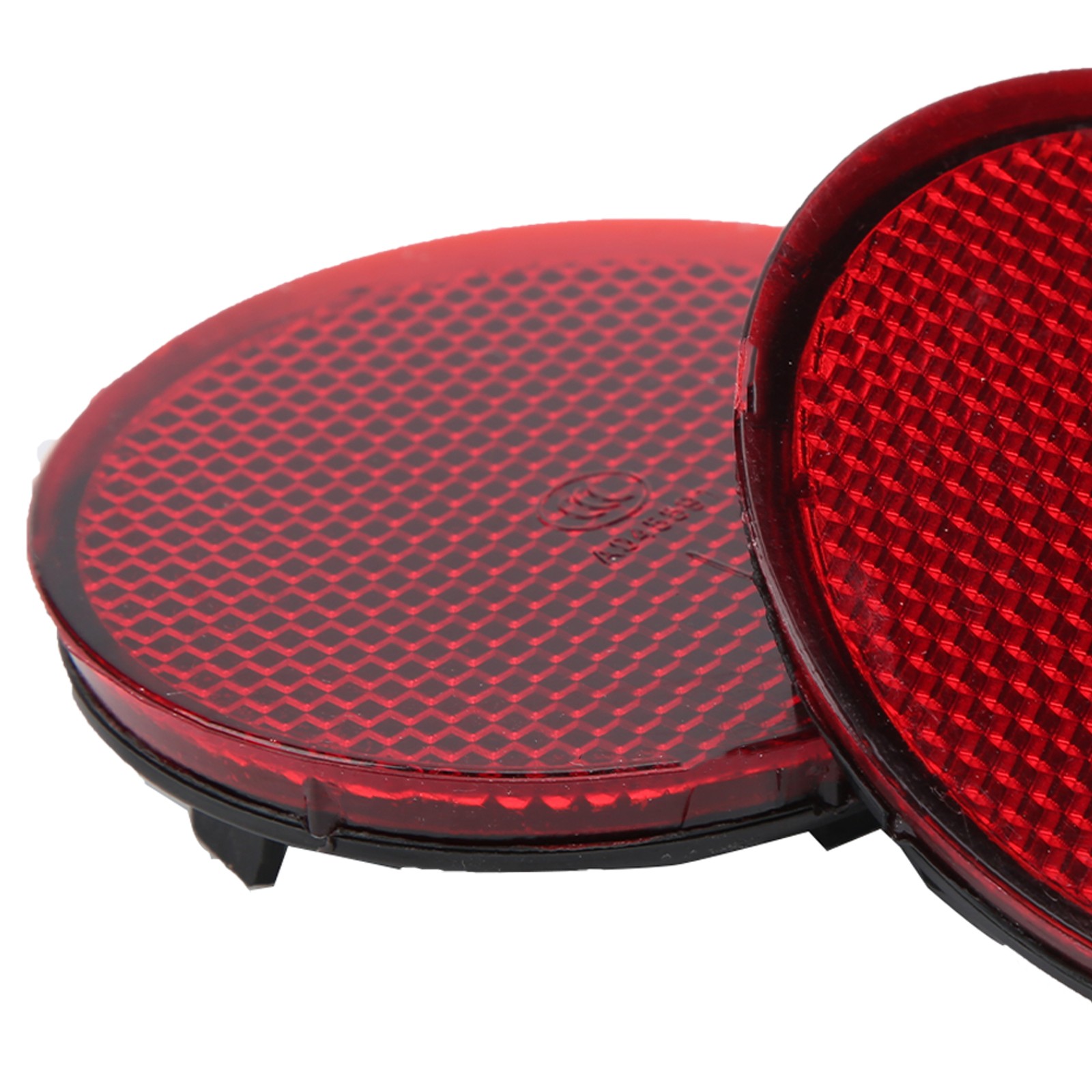 2PCS Rear Bumper Reflector Round Red Auto Modification