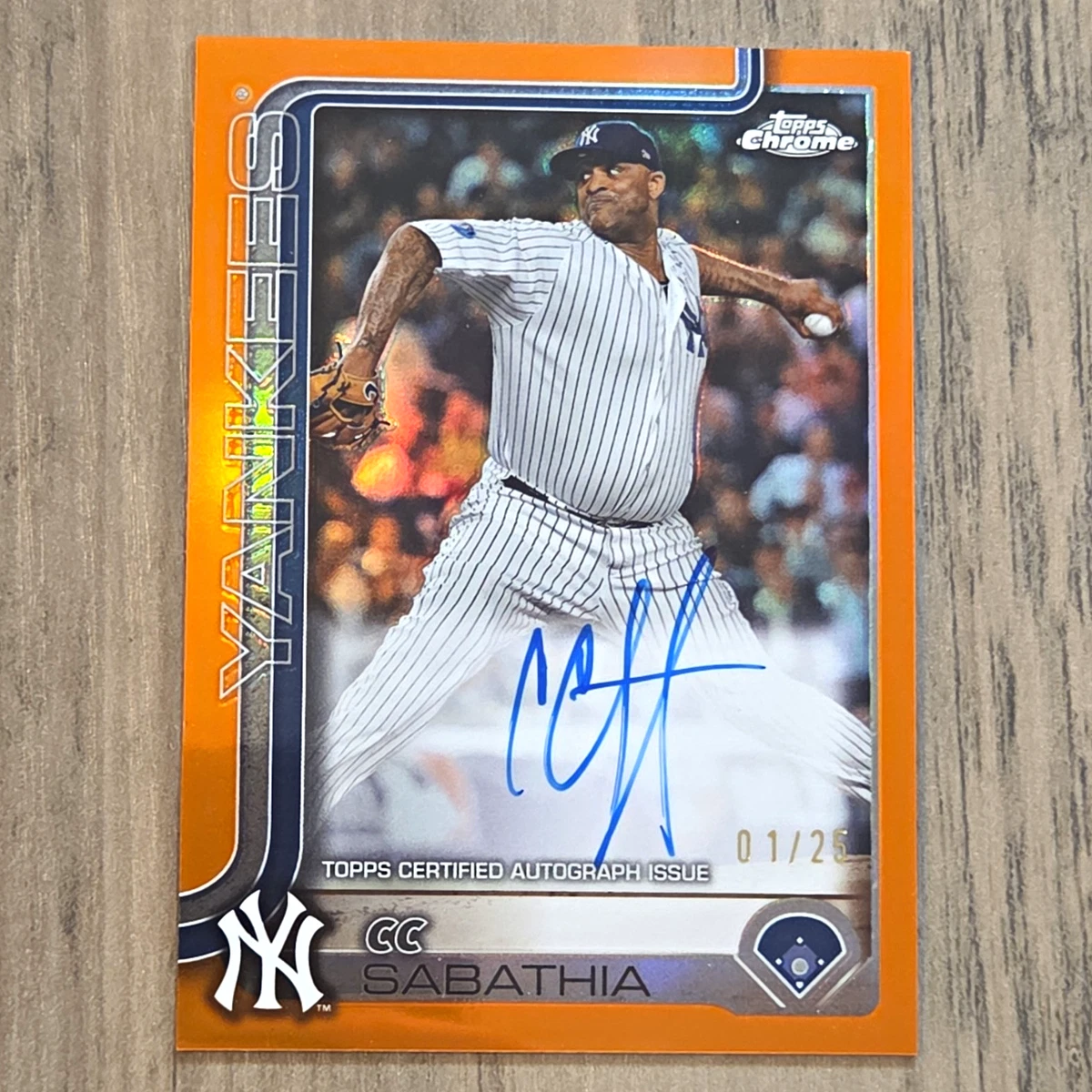 トレーディングカード 14/25!!【CC Sabathia】2025 Topps Definitive