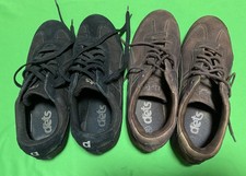 Lot 2 paires BASKETS Femme marque DETS taille 39 couleur noire et marron