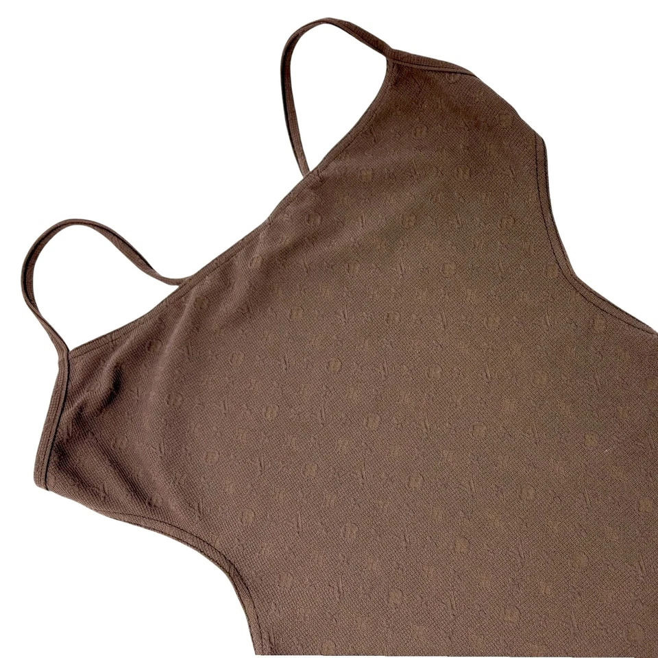 Traje de baño vintage con monograma logotipo LV de Louis Vuitton #36 marrón dorado nailon Foto 3 de 4