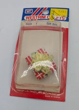 Westrim Crafts Mini Tree Gift Box Christmas Miniature 4433 NOS