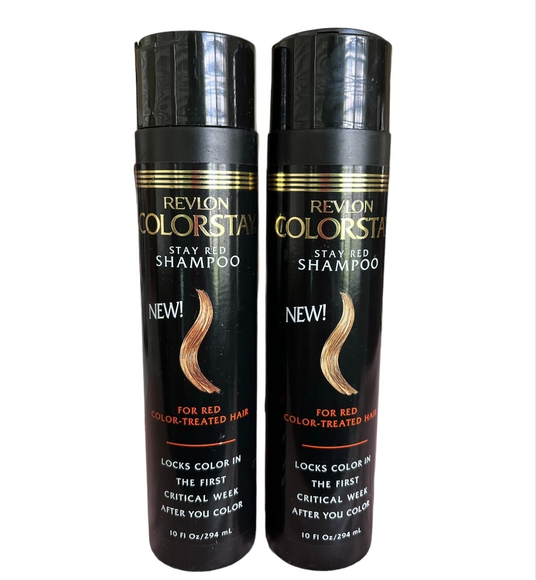 Revlon Colorstay Stay Red Shampoo 10 fl oz 2-Pack Fresh Vibrant Color-image