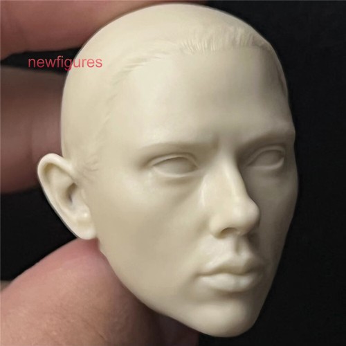 1:6 Black Widow Scarlett Johansson Head Model For 12" Female Action Figure Body - Picture 5 of 6