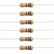 10 Pack~100PACK 100 Ohm Ω  5% Tolerance 1/4W 0.25 Watt Carbon Film Resistor
