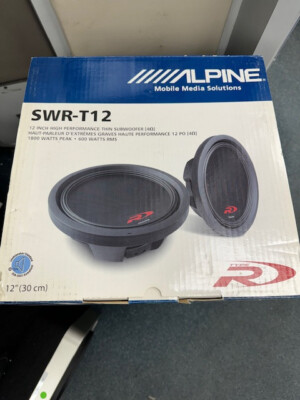 ALPINE SWR-T12 THIN 12