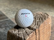 Alte Vintage Seltene Accura 5 Extra Distanz Golfball Sammlerst&uuml;ck