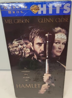Hamlet VHS 2002 Warner Brothers Hits Mel Gibson Glen Close Sealed