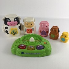 VTech Nest  Learn Animals Educational Toy Color Number Cow Lights Sounds