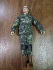Vintage 1992  12-in GI Joe Doll In Army Uniform With Metal Snaps Boots And Knee