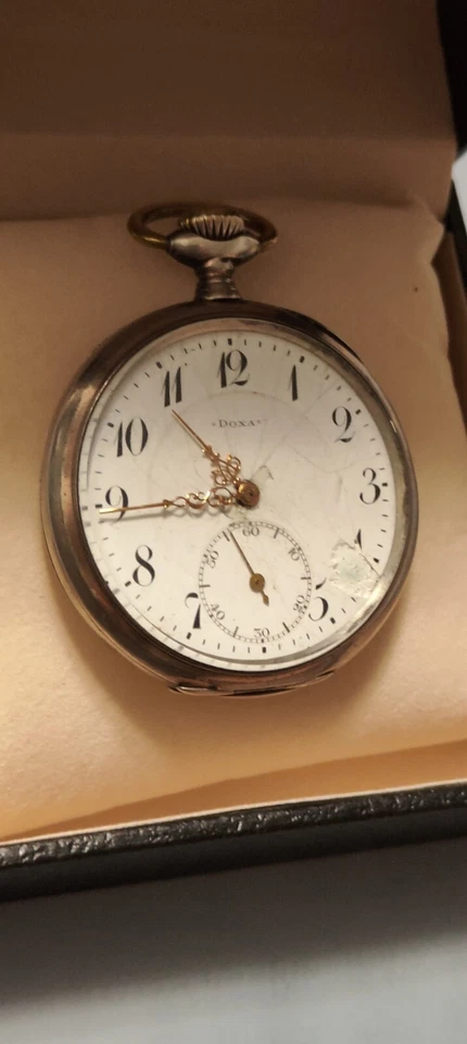 Men's Pocket Watch "DOXA" Antique Swiss Men's Pocket Watch Limited "Milan 1906" - Image 3 of 4