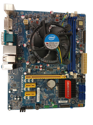 Foxconn H61MXV V2.0 Intel H61 LGA1155 microATX Motherboard Mainboard 100% OK +i3
