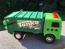 Green Recycle Garbage Truck 2008 Tonka Hasbro Funrise Lights Sounds Toy 05854