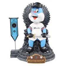 Billy the Marlin Miami Marlins Game of Thrones Iron Throne GOT Bobblehead MLB