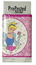 Vintage Cinderella Disney Princess Prepasted Wallpaper Border 5 Yards X 6.75