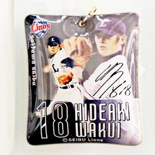 Saitama Seibu Strap Lions Hideaki Wakui No 18 Memorabilia Japanese Baseball