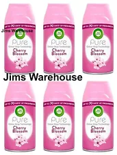 Air Wick Refill Automatic Spray Cherry Blossom Spring Scent 250ml 70 HRS Pack 6