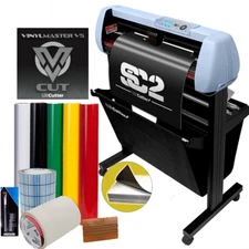 28" SC2 USCutter Vinyl Cutter Sign Shop Starter Pack w/Basket, Vinyl Tape Tools