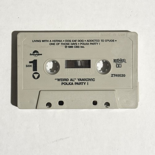 Weird Al Yankovic Polka Party! Cassette Tape Album OG USA Press 1986 Comedy - Picture 4 of 6