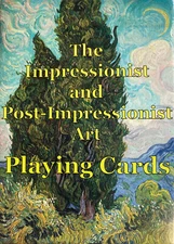 Impressionist and Post-Impressionist Art Playing Cards, Made in USA, New