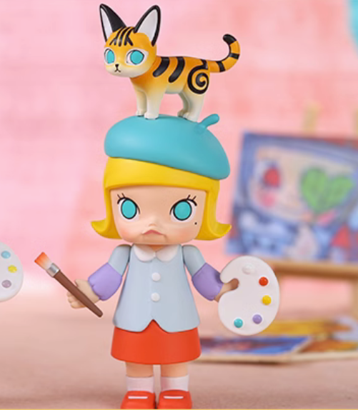 POP MART Molly Auction Series Confirmed Blind Box Figure Toy Art