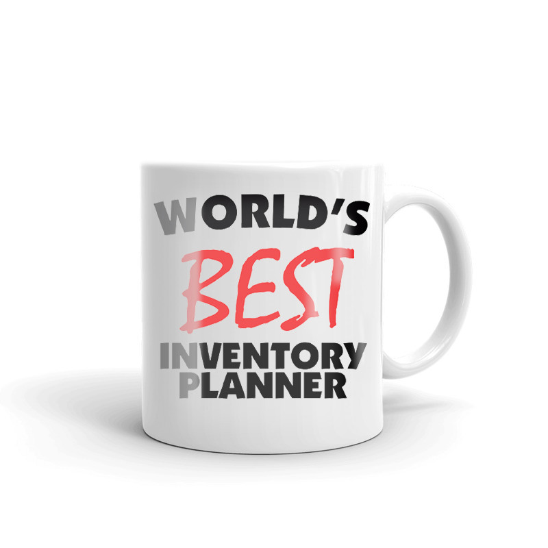 World's Best Inventory Planner Coffee Tea Ceramic Mug Office Work Cup Gift