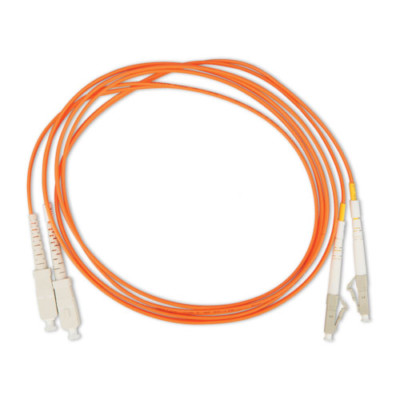 10 Pack LC-SC 1M Fiber Optic Duplex Patch Cords Multimode Panel to SFP Cisco etc