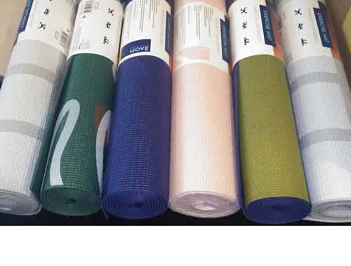Yoga Non-Slip Lightweight Exercise Mats, 24" x 68" Workout Fitness BOX OF 6 NEW deal from eBay
