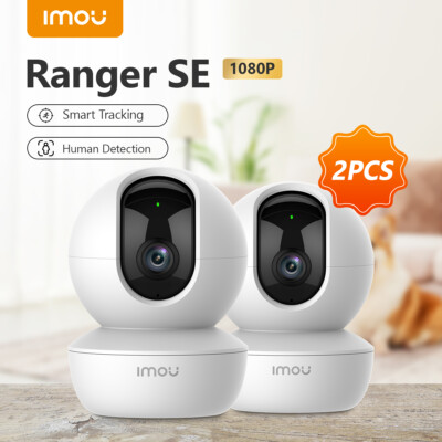 2Pcs*IMOU 2MP FHD WiFi IP Camera Home Security Camera Baby Monitor PTZ Cam