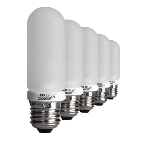 5pcs 110V 250W JDD Photo Studio Modeling Lights FOR Flash Lamp E27 Light Bulbs - Picture 4 of 7