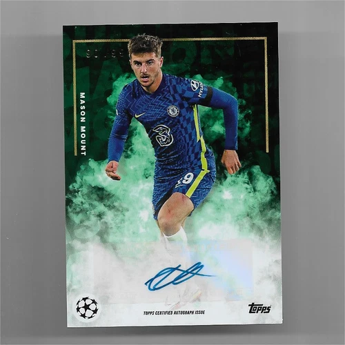 2022 Topps Jose Mourinho Platinum Set Auto Card : Mason Mount #90/99