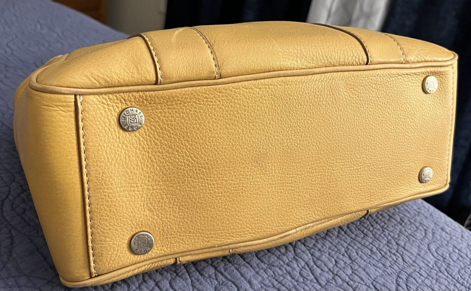 Michael Kors Tan/Camel Leather Handbag Purse - image 13