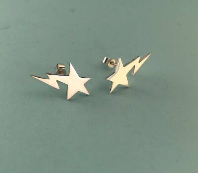 Bathing Ape BAPE Style 925 Sterling Silber Ohrstecker Handmade by me 