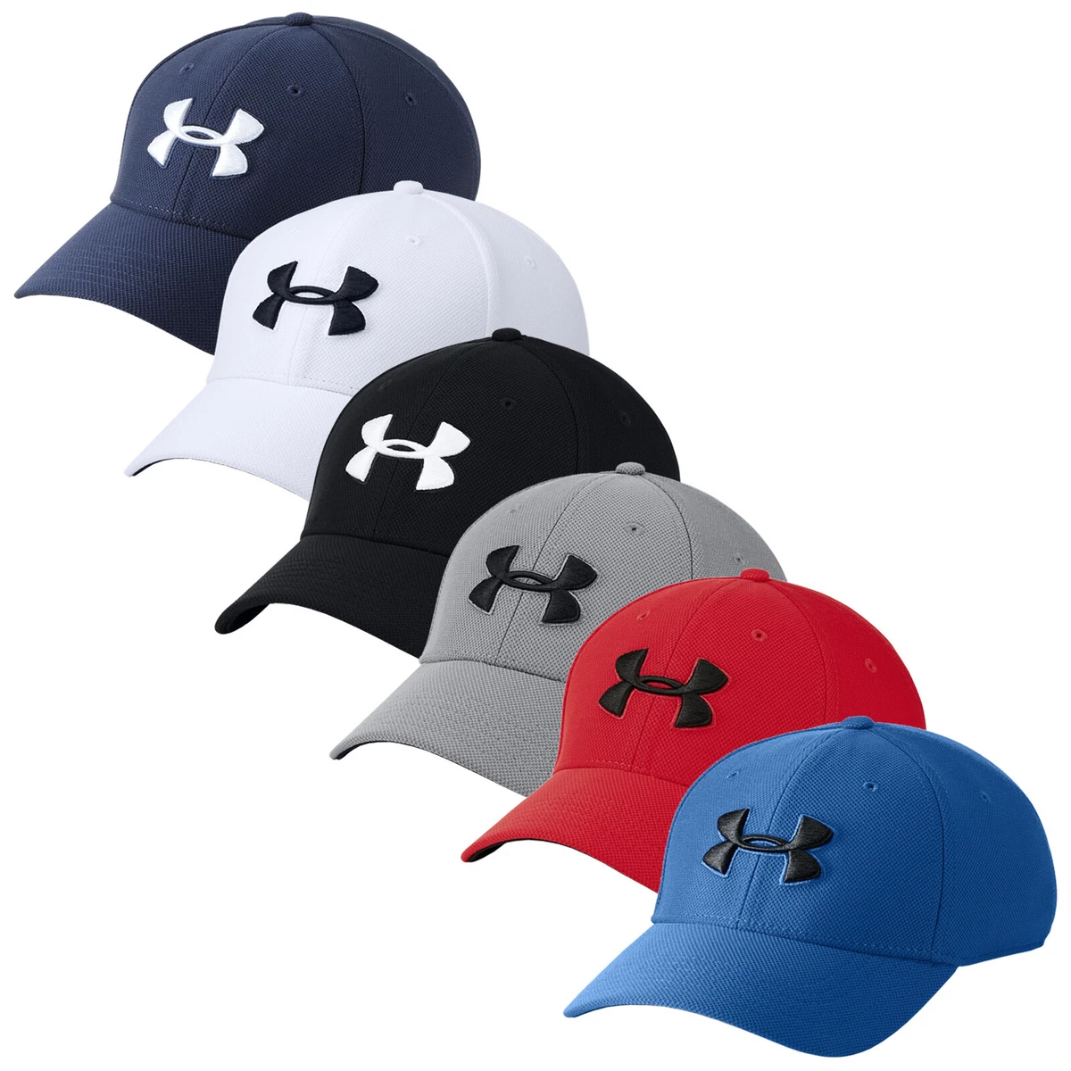 2024 Under Armour Mens Blitzing 3.0 Cap UA Golf Gym Stretch Fit Baseball Hat