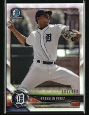 Franklin Perez 2018 Bowman Chrome Prospect Refractor /499 #BCP185 Baseball Card